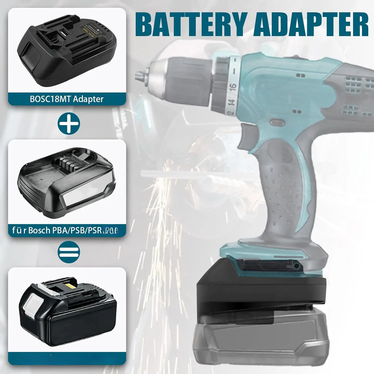 Power Tools Underwater - for Bosch work on for Makita