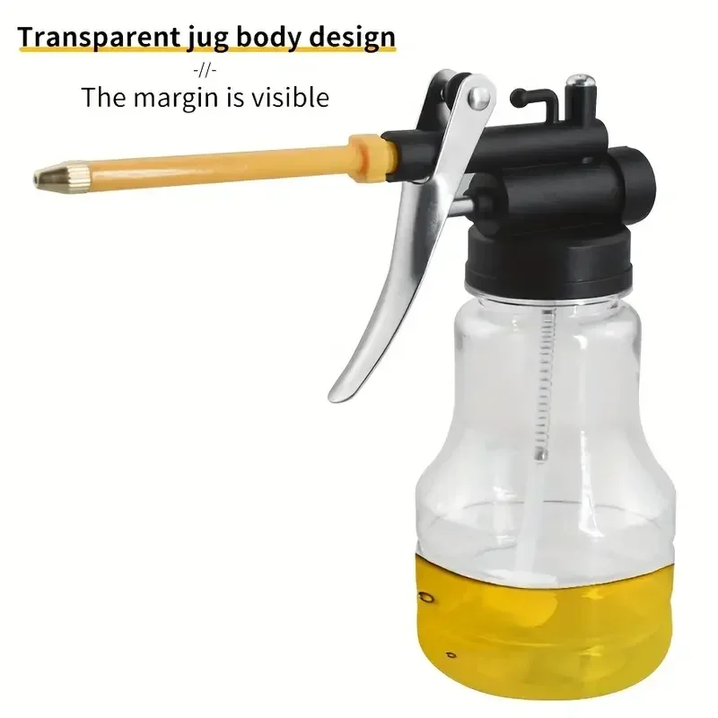 Power Tools Grease - New 250ml Transparent Oil Can Oiler