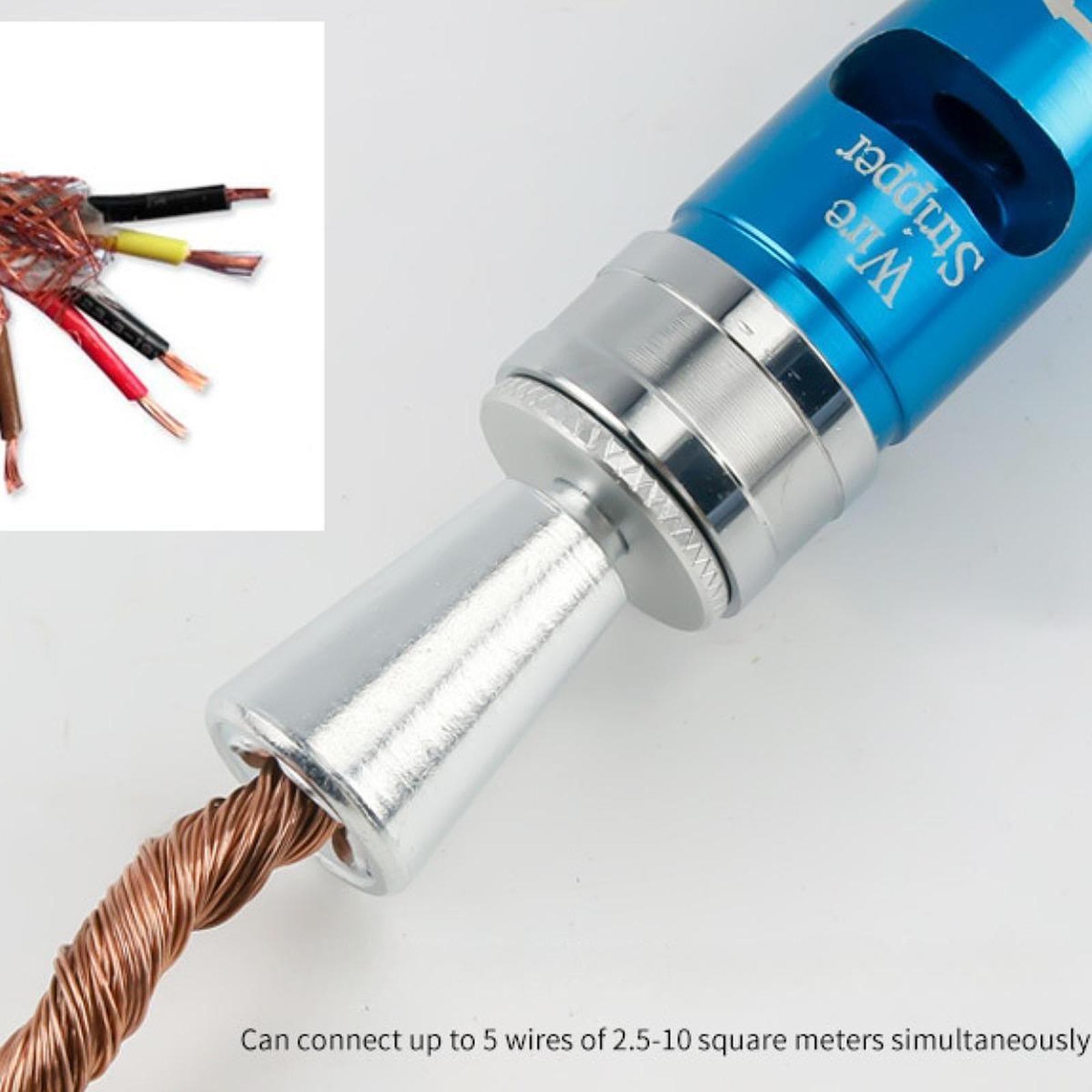 Power Toolbox - Portable Wire Stripper Machine with Storage