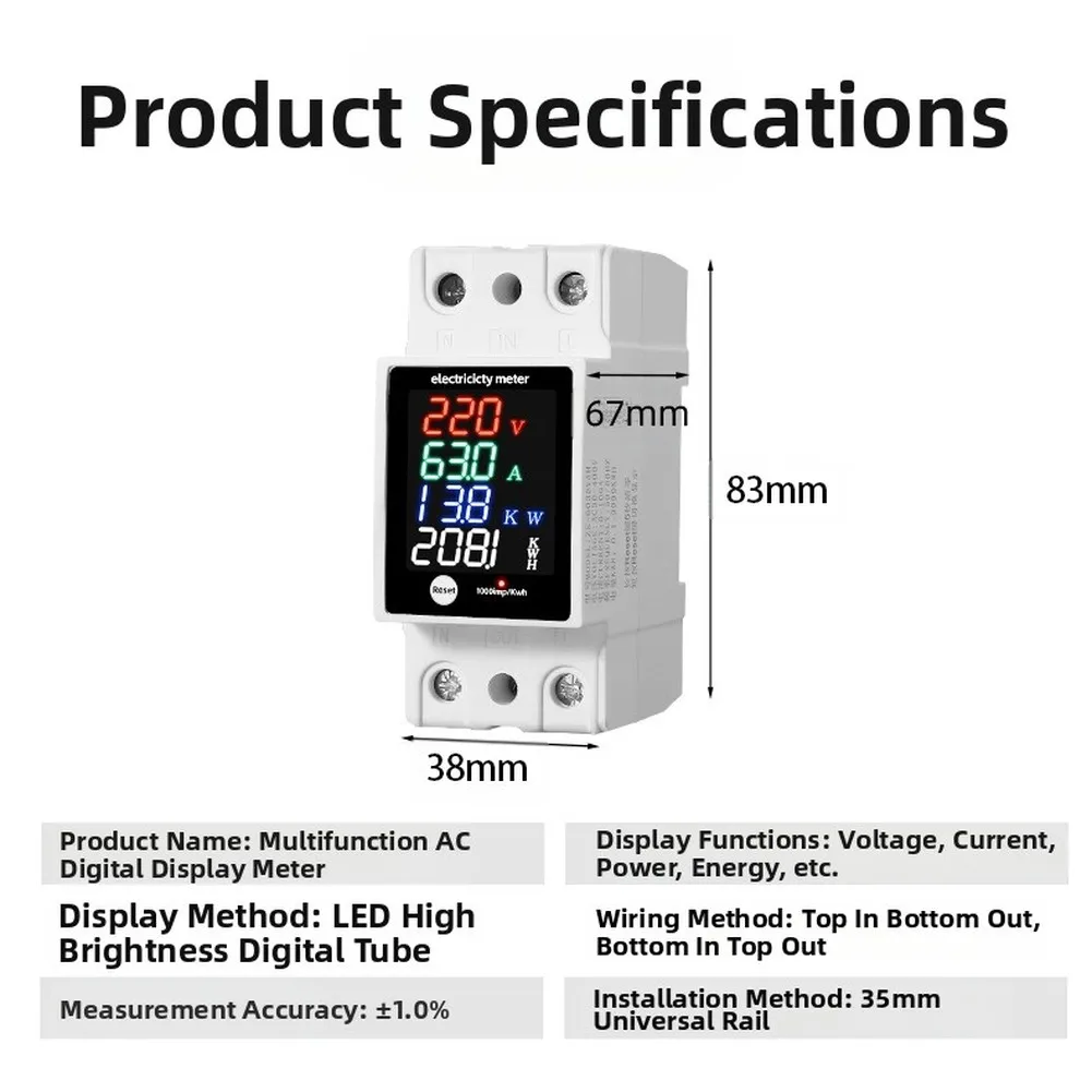 Electricity Meter Multi-Functi - огляд і ціна Power Tools Voltage