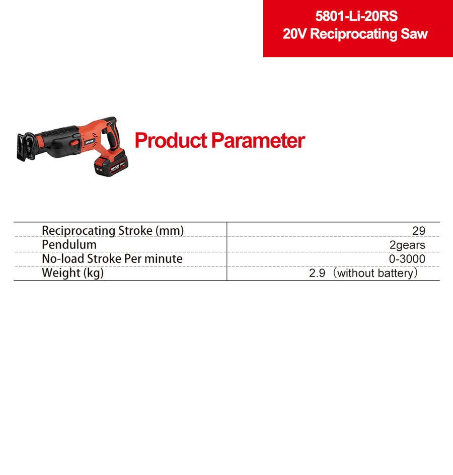 DEVON Lithium-ion Power Tool B - огляд і ціна Reciprocating Saw Cordless