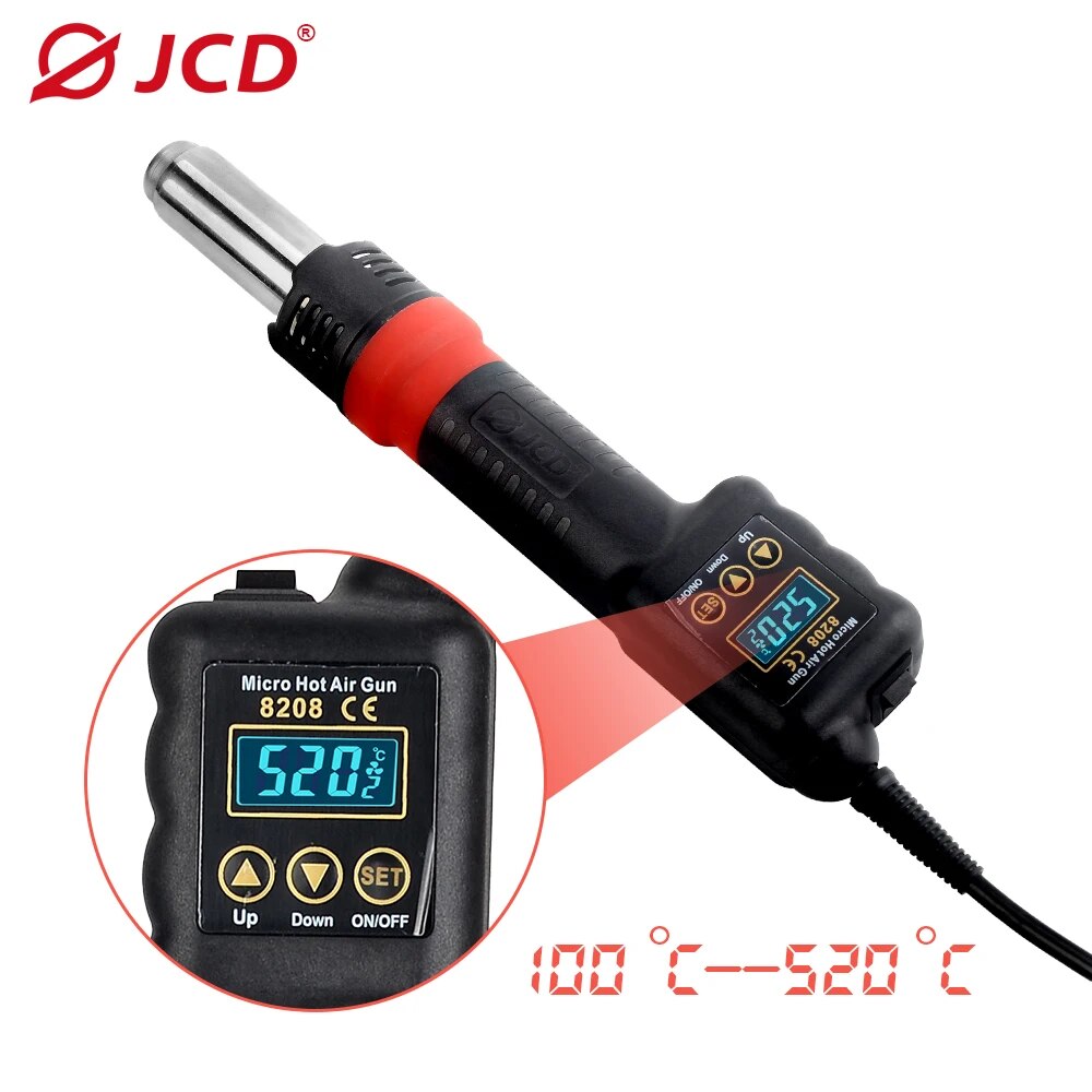 JCD Micro Hot Air Gun 8208 750 - огляд і ціна Heat Gun Variable