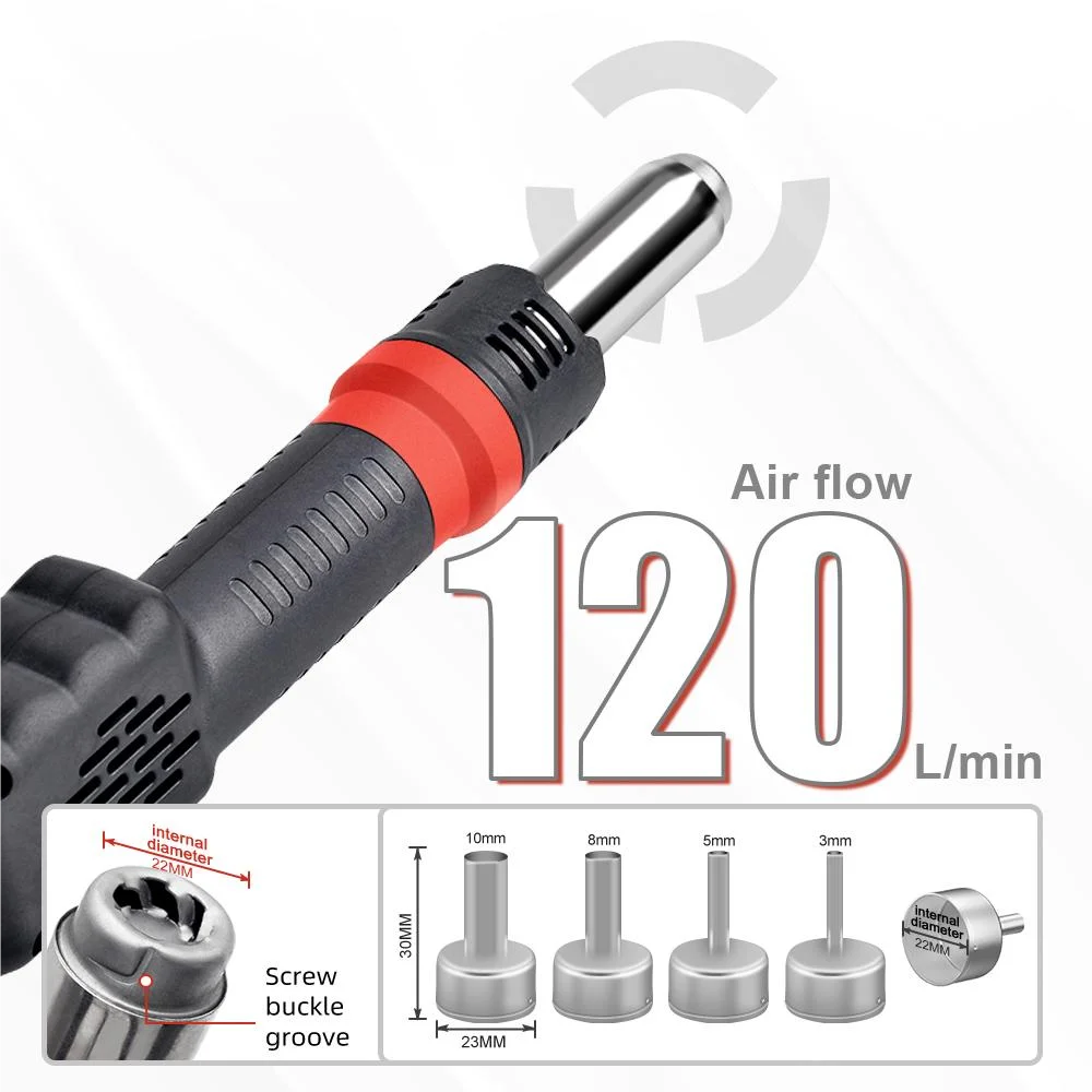JCD Micro Hot Air Gun 8208 750 - огляд і ціна Heat Gun Variable