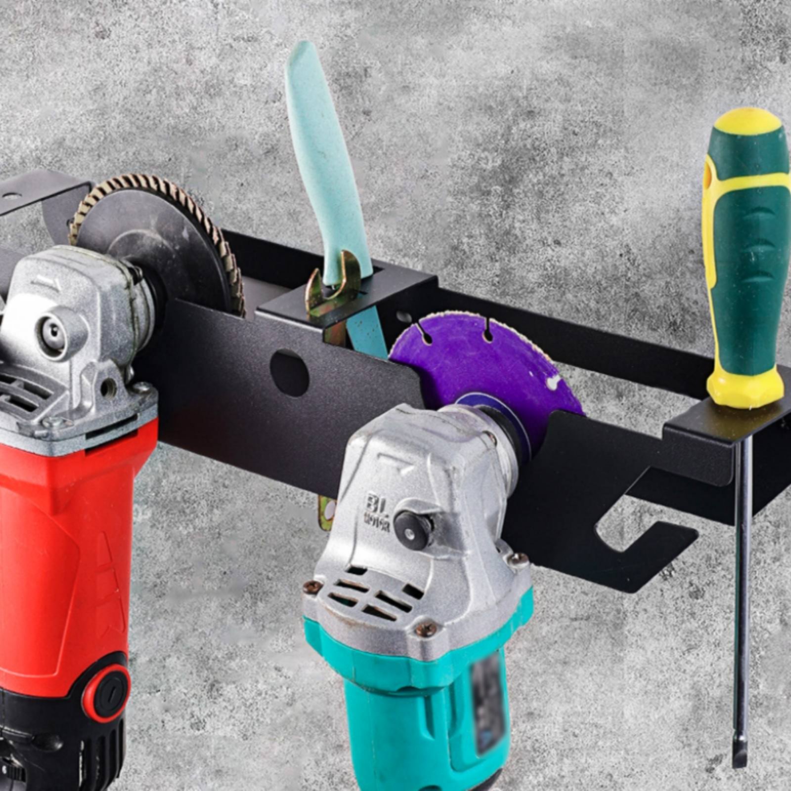 4 Bay Angle Grinder Rack Heavy - огляд і ціна Power Tools Rack