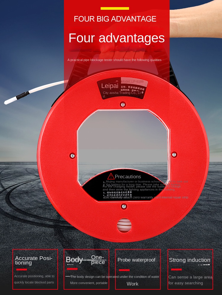 Wireless Pipeline Detector PVC - огляд і ціна Power Tools Inspection