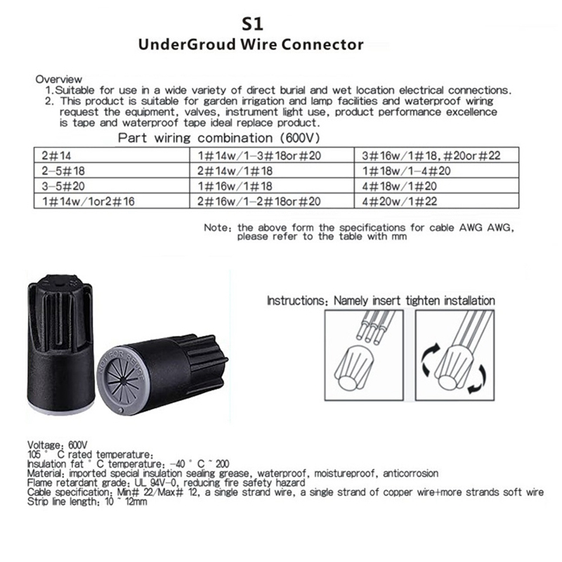 ABJA-Waterproof Wire Connector - огляд і ціна Power Tools Grease