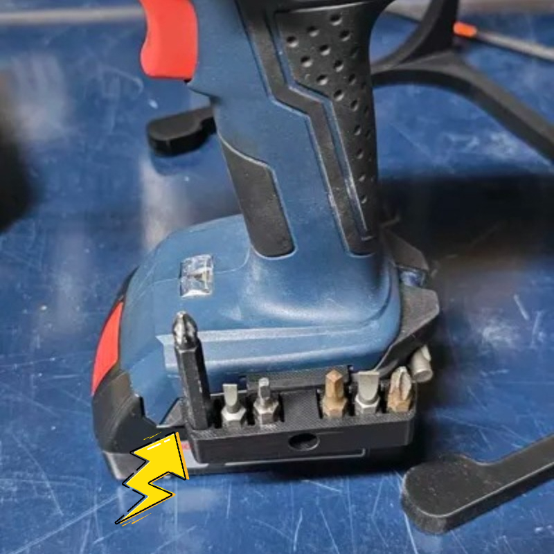 Impact Driver Bit Holder, Dril - огляд і ціна Power Tools Rack