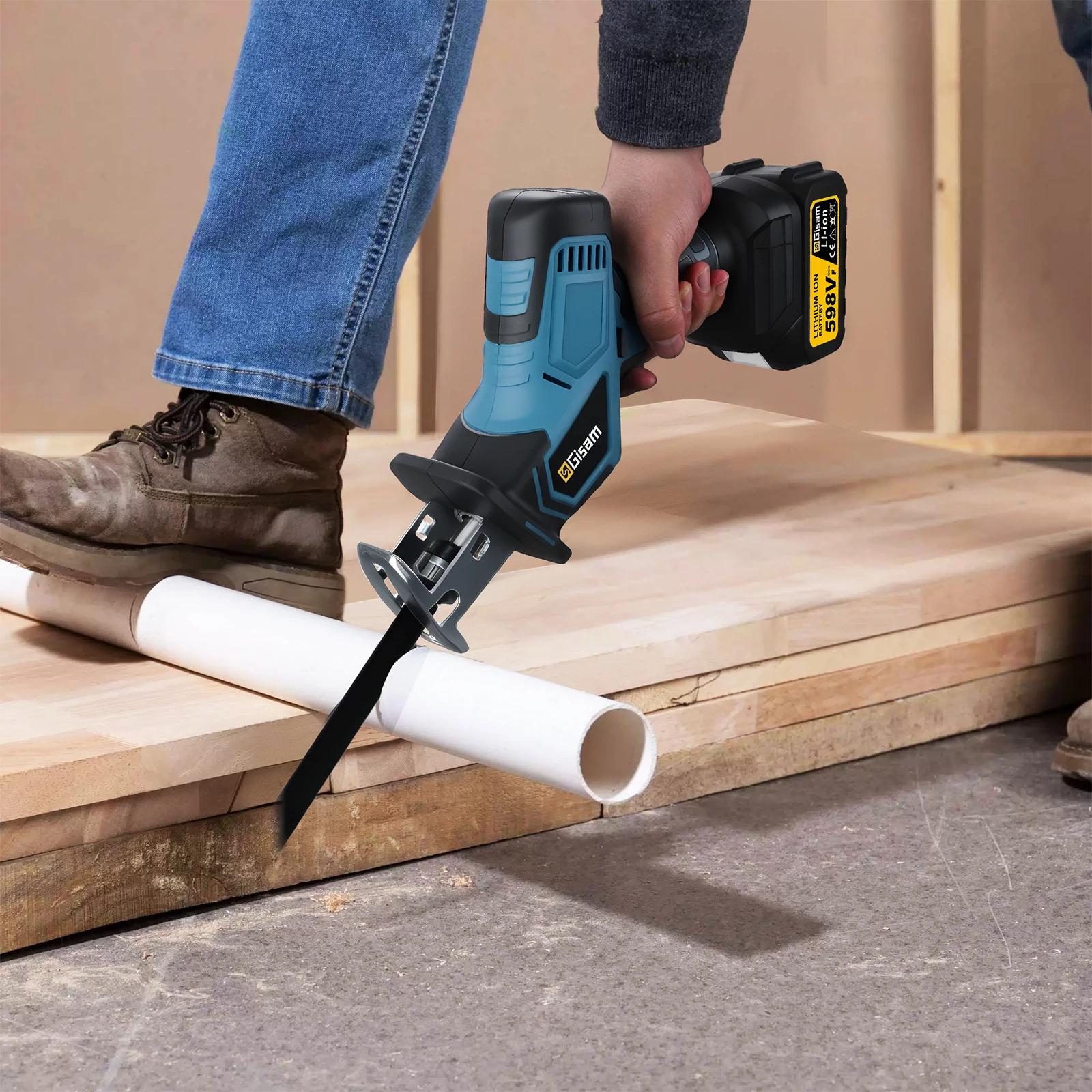 Gisam 3600w Brushless Reciproc - огляд і ціна Reciprocating Saw Cordless