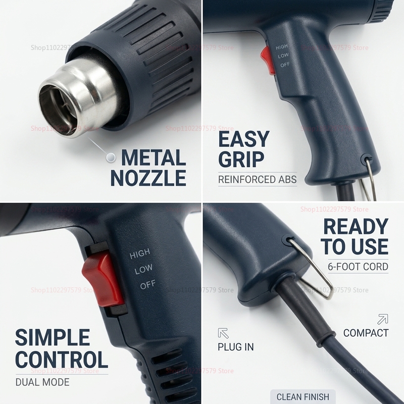 New Hot Air Gun 2500W Variable - огляд і ціна Heat Gun Variable