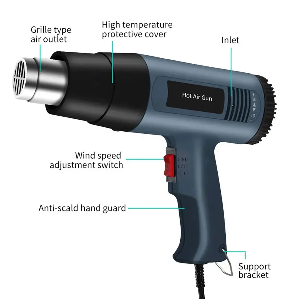 Hot Air Gun Heat Gun 2000W Var - огляд і ціна Heat Gun Variable