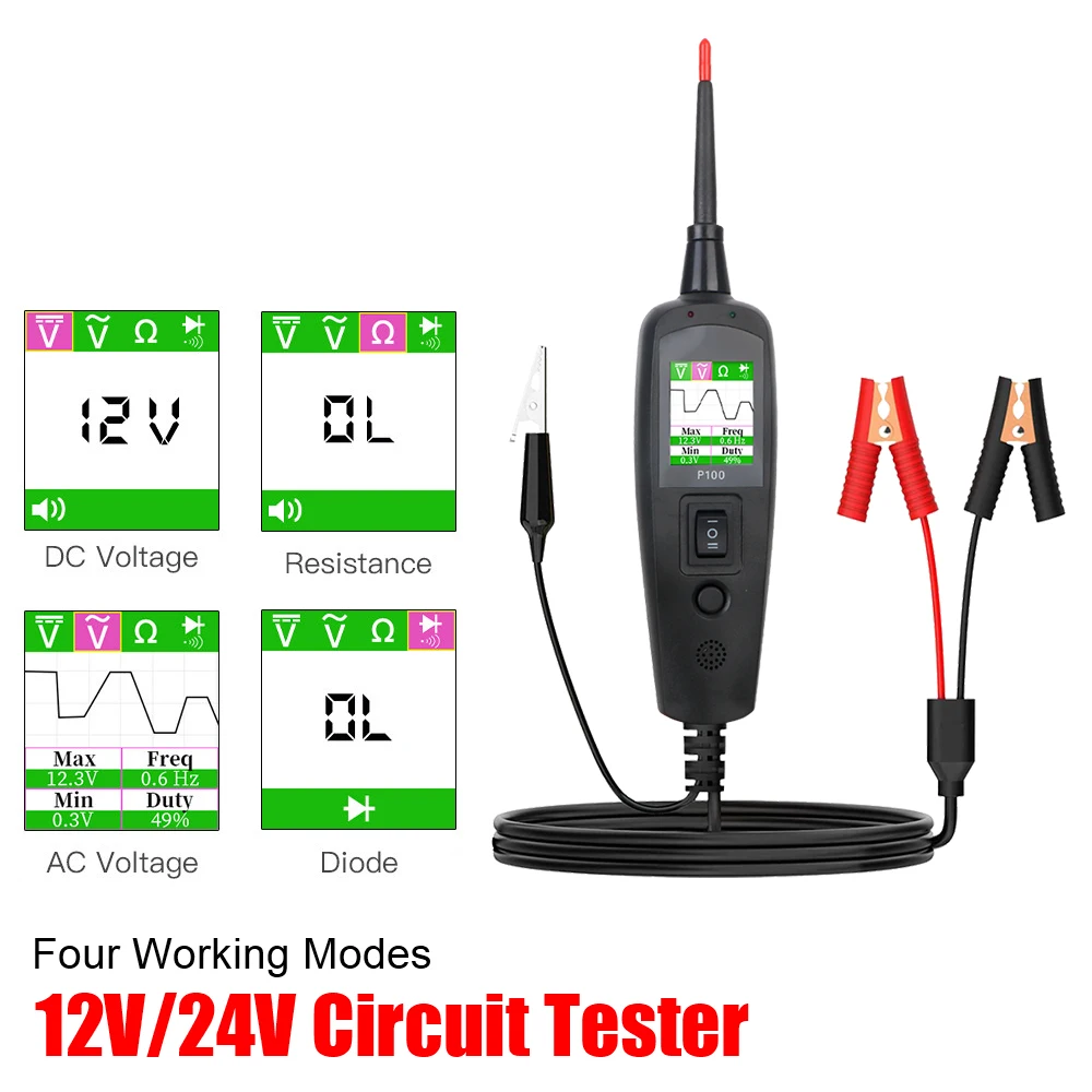 P100 Automotive Circuit Tester - огляд і ціна Power Tools Voltage