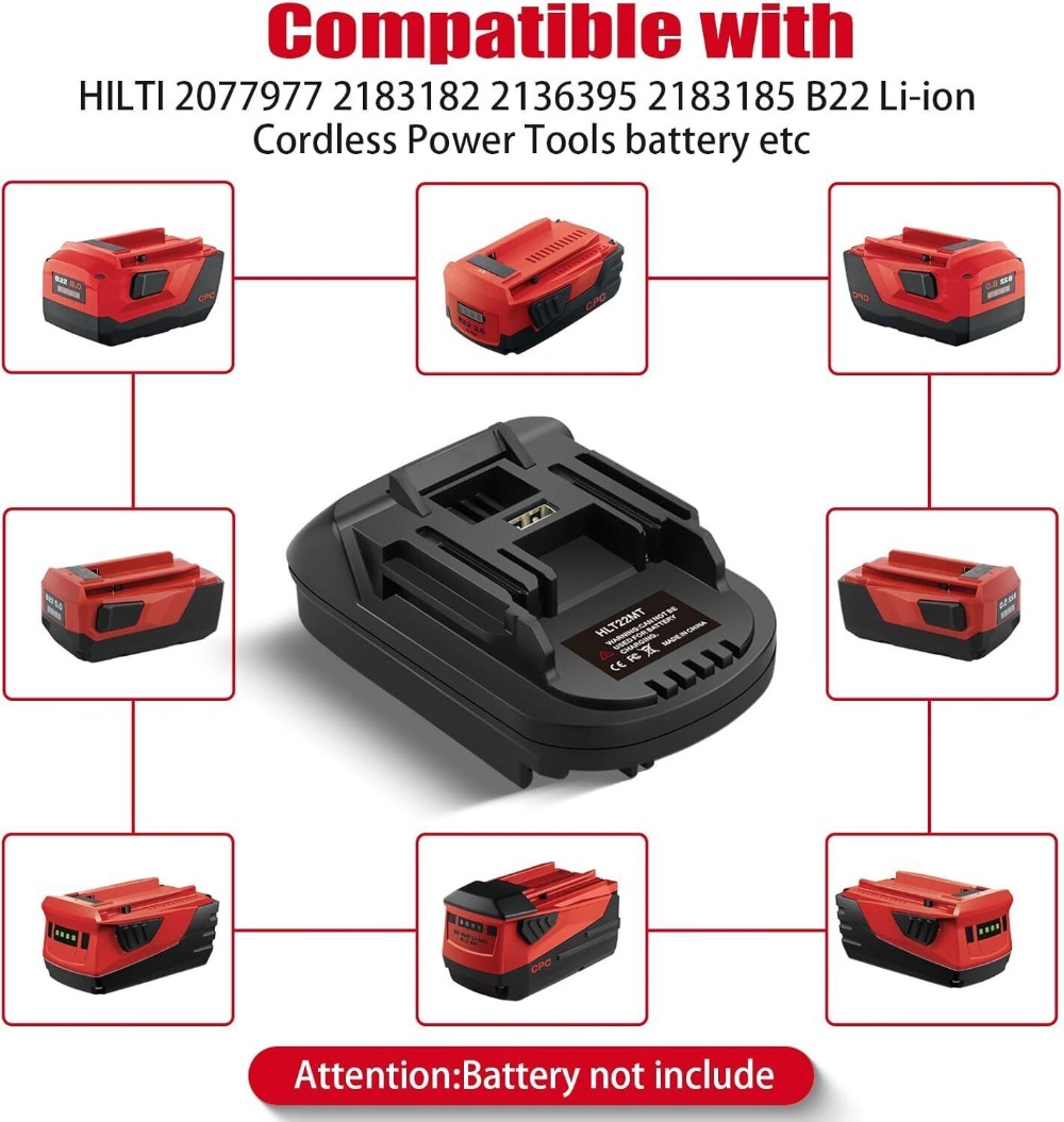 Battery Adapter for Hilti to f - огляд і ціна Power Tools Hilti